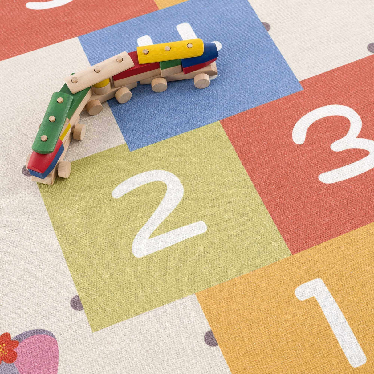 Colorful Hopscotch Washable Kids Rug-Rugs-Parc Decor