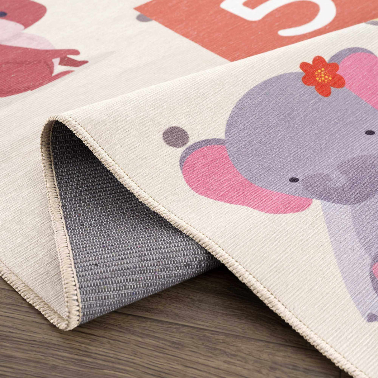 Colorful Hopscotch Washable Kids Rug-Rugs-Parc Decor