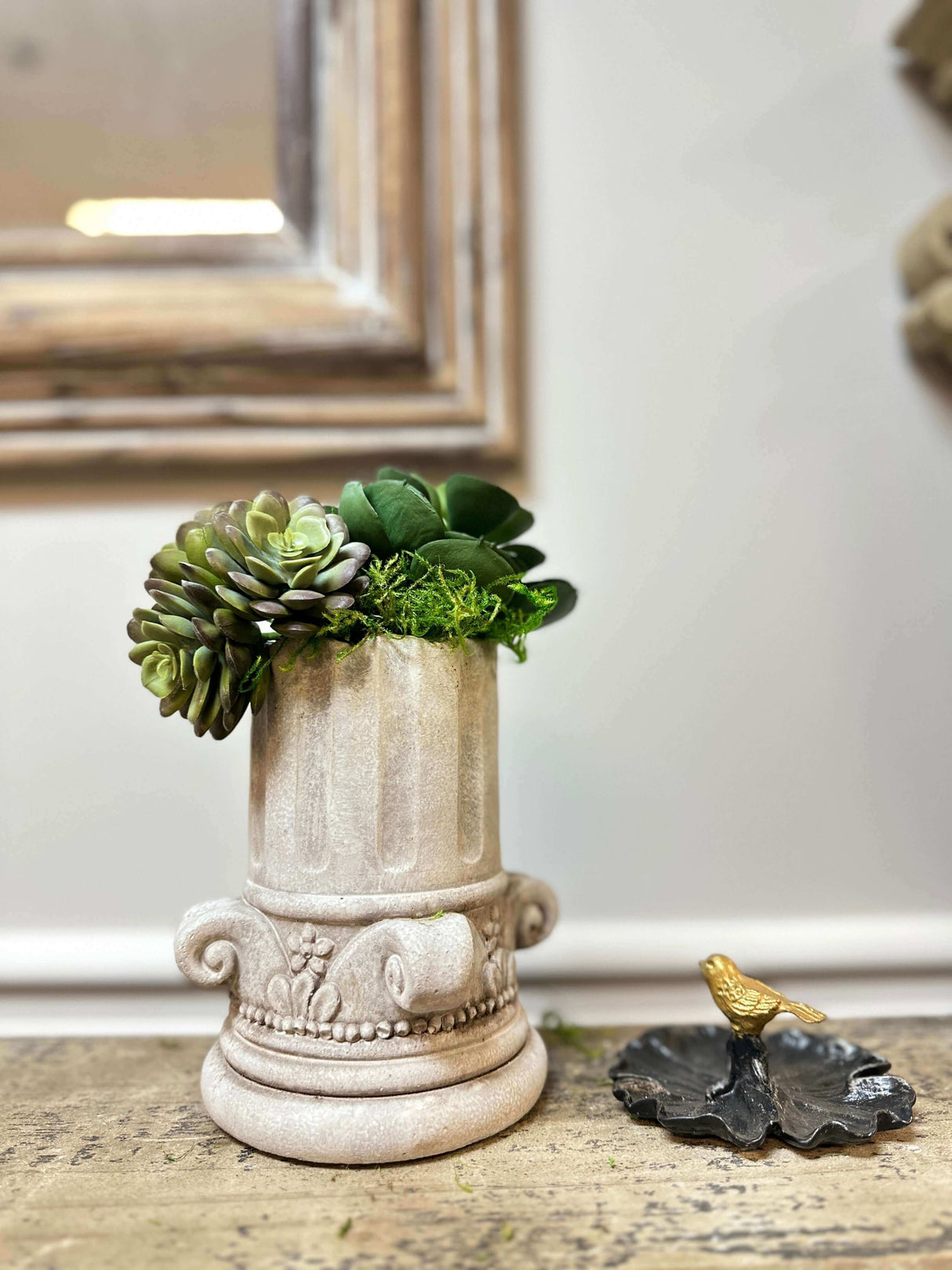 Concrete Column Planter-Planter-Parc Decor