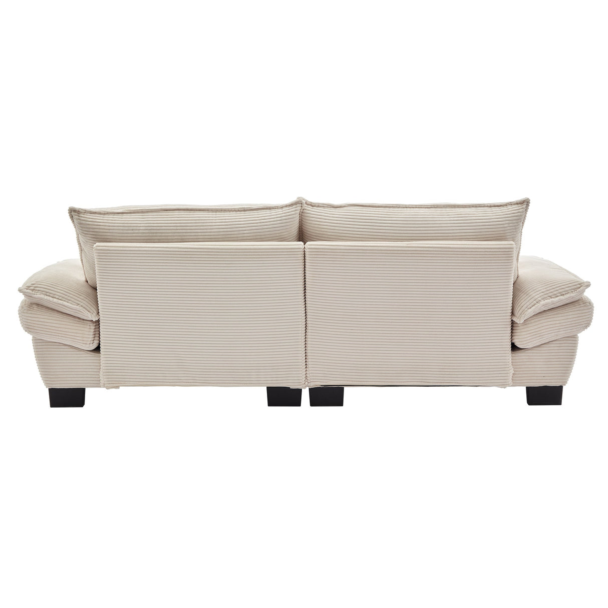 Corduroy Cloud Loveseat Couch-Living Room-Parc Decor