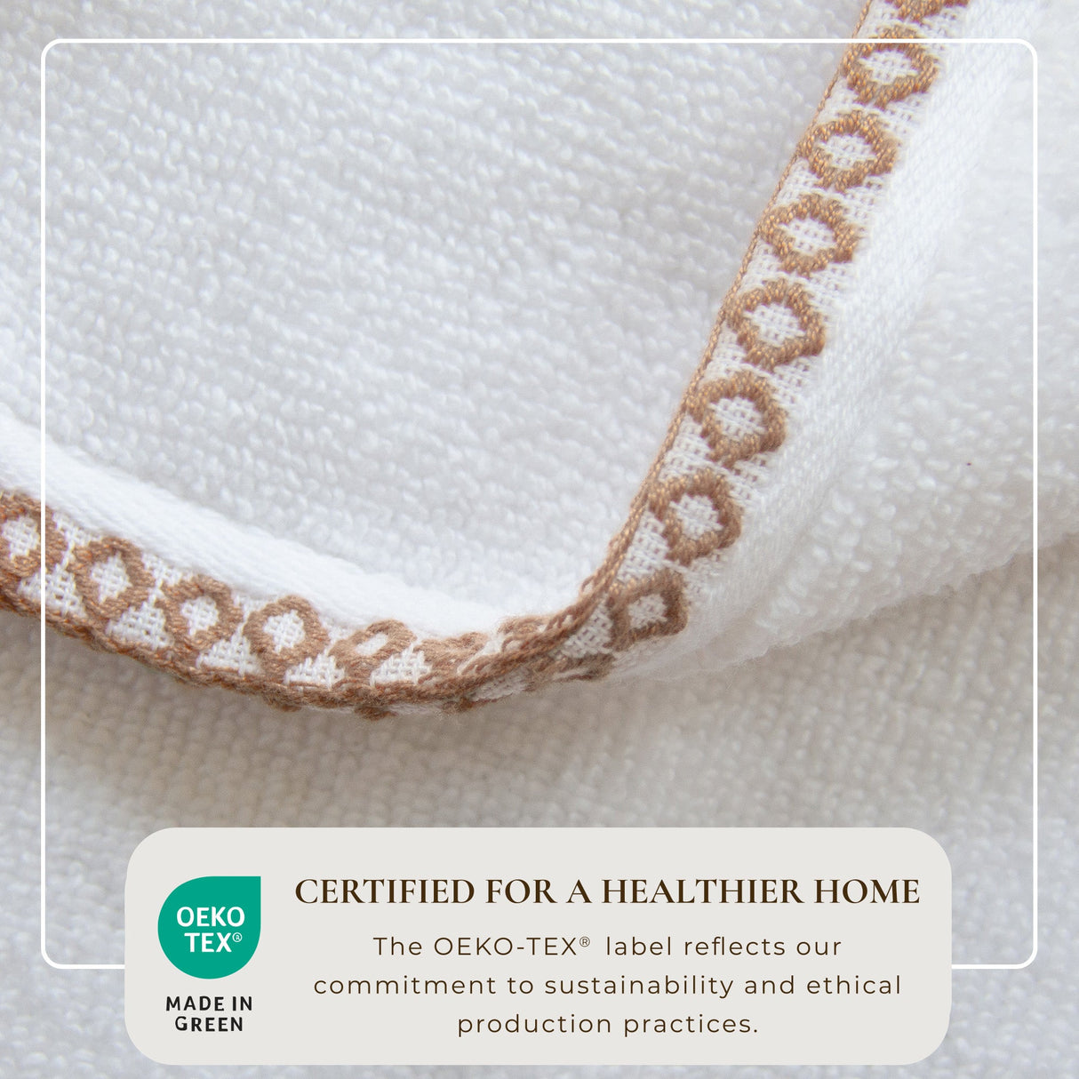 Cotton Border-Stitched 6-Piece Towel Set – Valery Collection-Bath Towels & Washcloths-Parc Decor