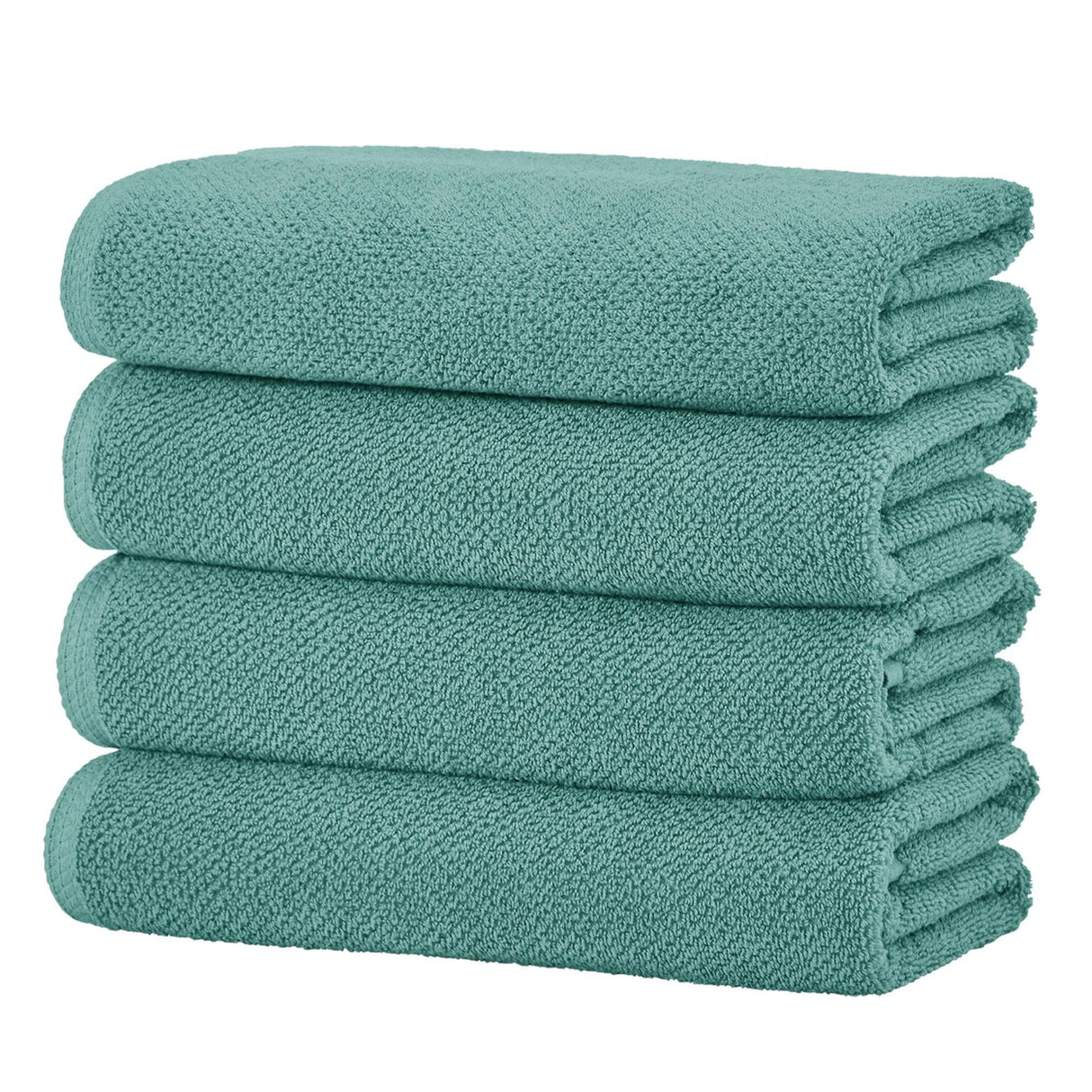 Cotton Textured Bath Towel Set – Acacia Collection-Bath Towels & Washcloths-Parc Decor