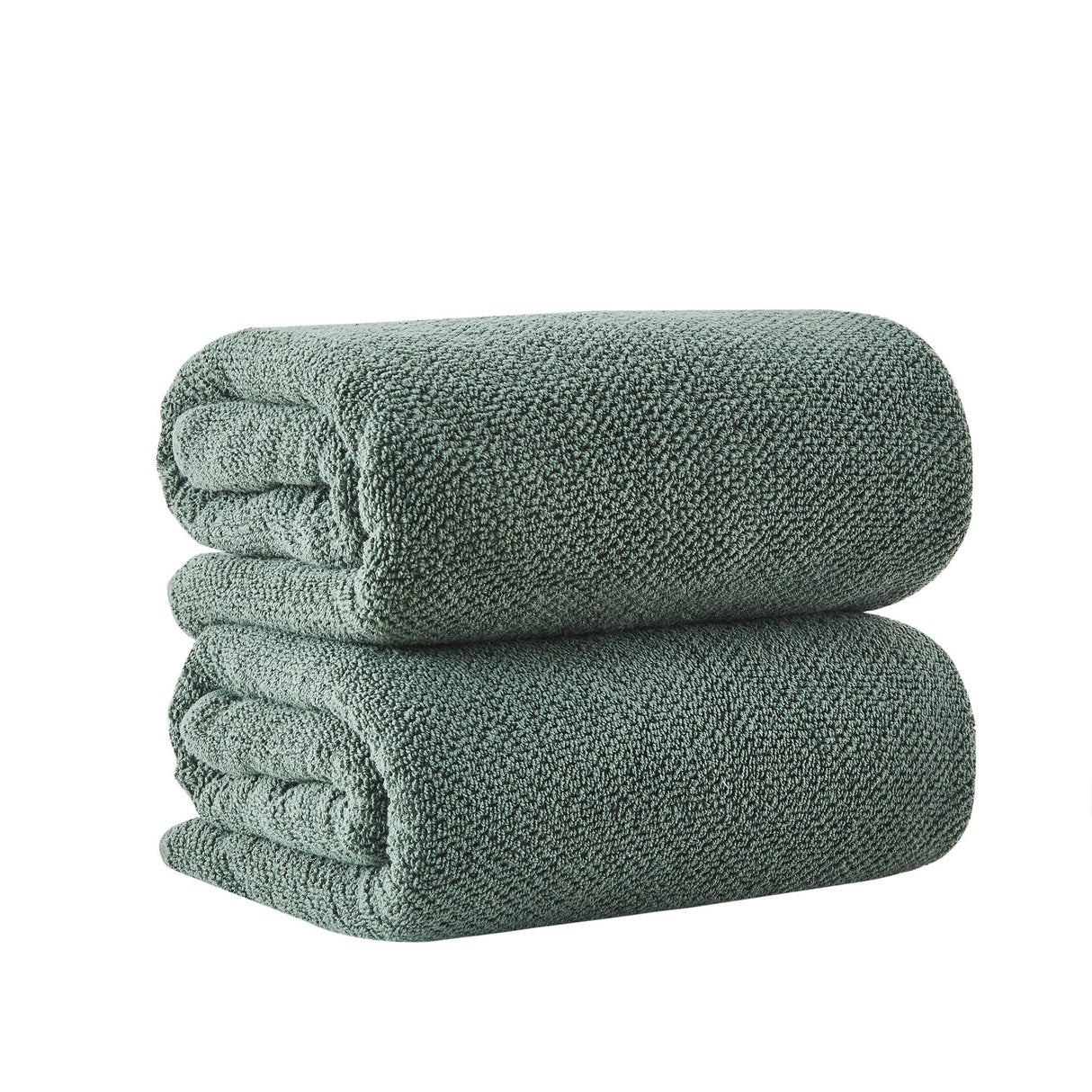 Cotton Textured Bath Towel Set – Acacia Collection-Bath Towels & Washcloths-Parc Decor