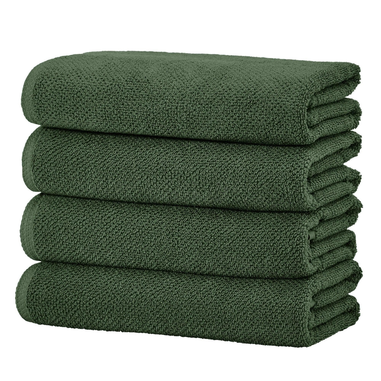 Cotton Textured Bath Towel Set – Acacia Collection-Bath Towels & Washcloths-Parc Decor