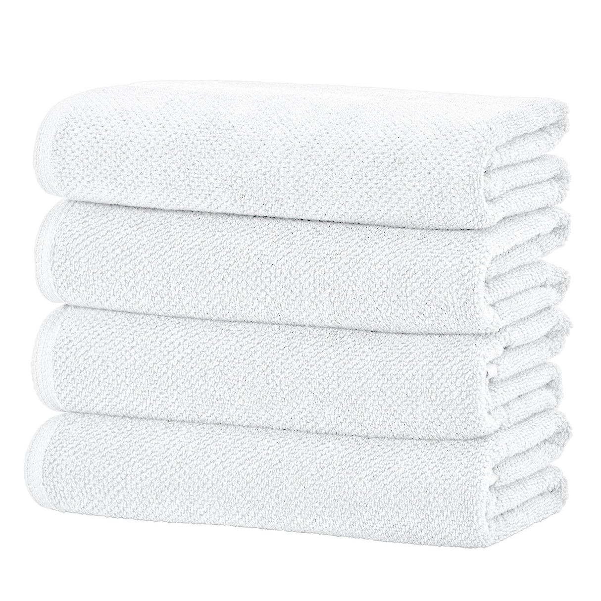 Cotton Textured Bath Towel Set – Acacia Collection-Bath Towels & Washcloths-Parc Decor