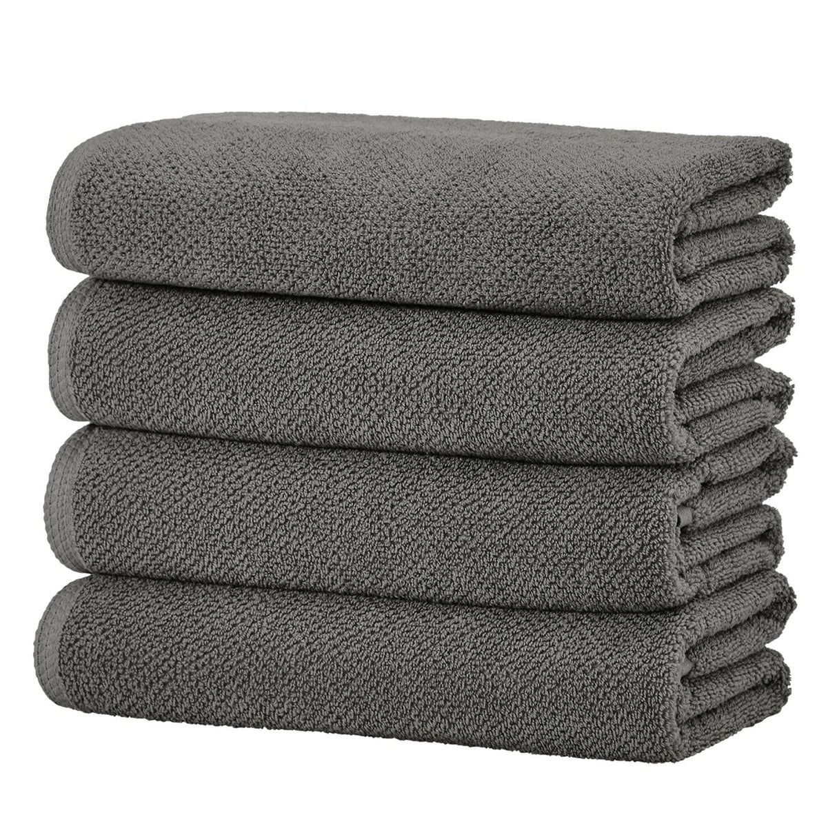 Cotton Textured Bath Towel Set – Acacia Collection-Bath Towels & Washcloths-Parc Decor