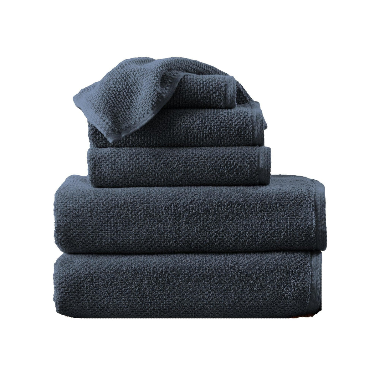 Cotton Textured Bath Towel Set – Acacia Collection-Bath Towels & Washcloths-Parc Decor