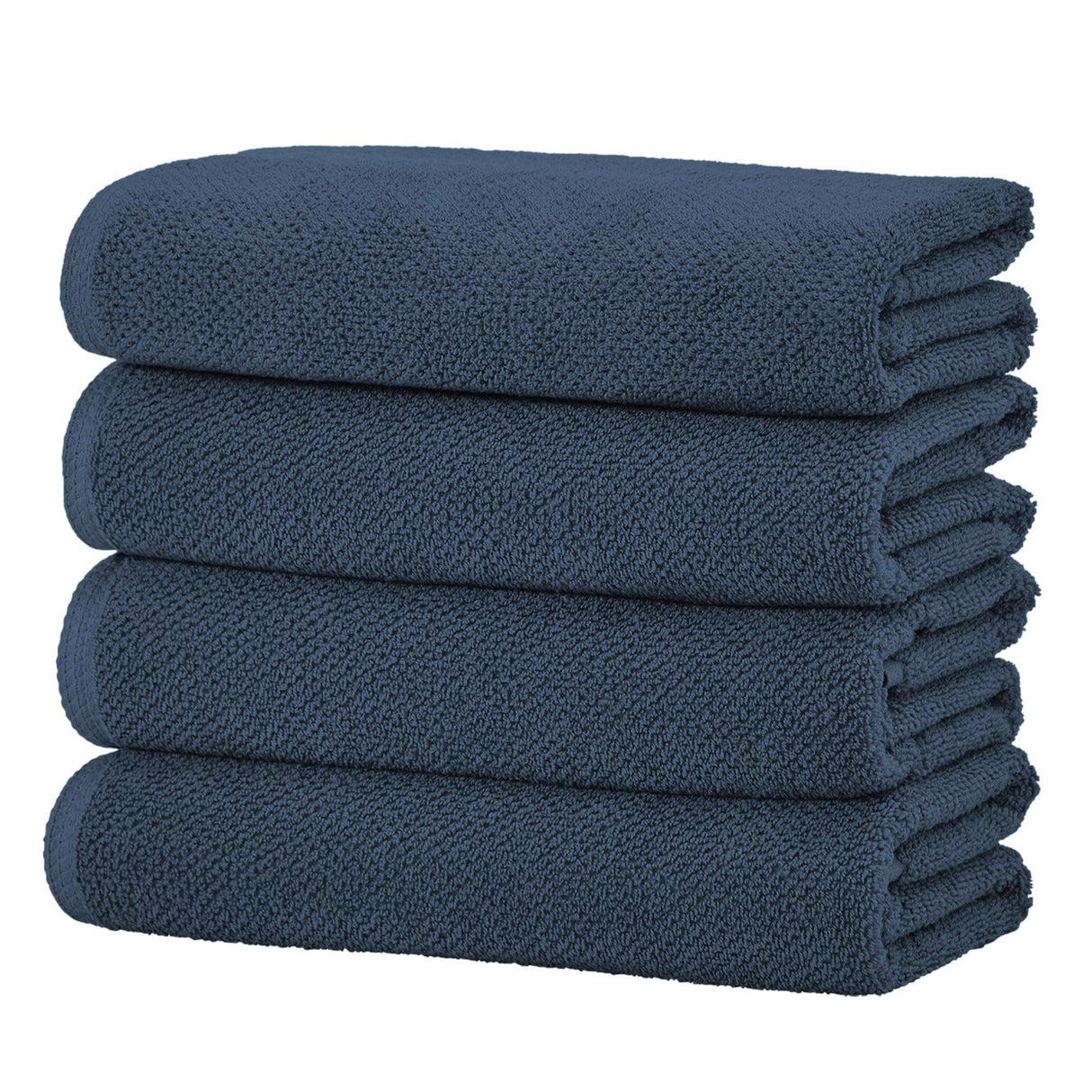 Cotton Textured Bath Towel Set – Acacia Collection-Bath Towels & Washcloths-Parc Decor