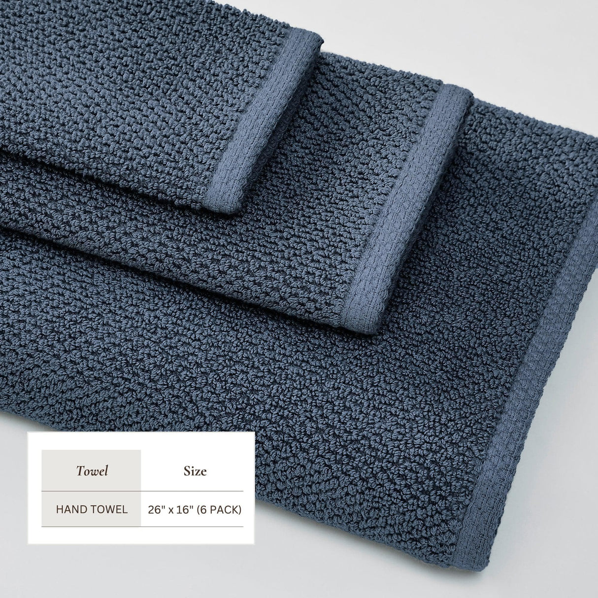 Cotton Textured Bath Towel Set – Acacia Collection-Bath Towels & Washcloths-Parc Decor