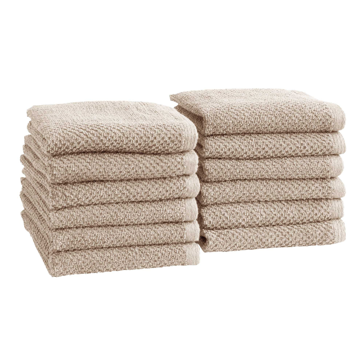 Cotton Textured Bath Towel Set – Acacia Collection-Bath Towels & Washcloths-Parc Decor