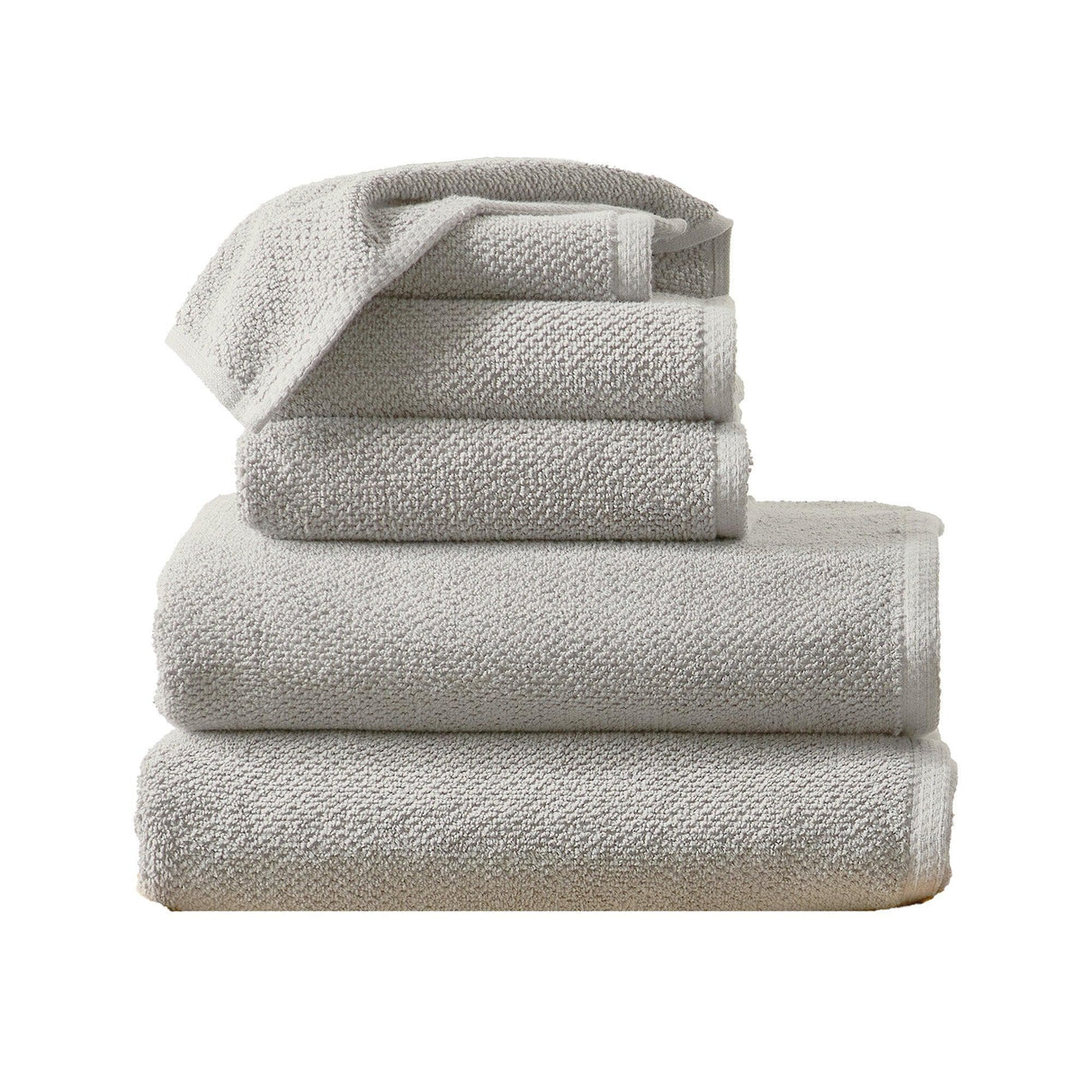 Cotton Textured Bath Towel Set – Acacia Collection-Bath Towels & Washcloths-Parc Decor