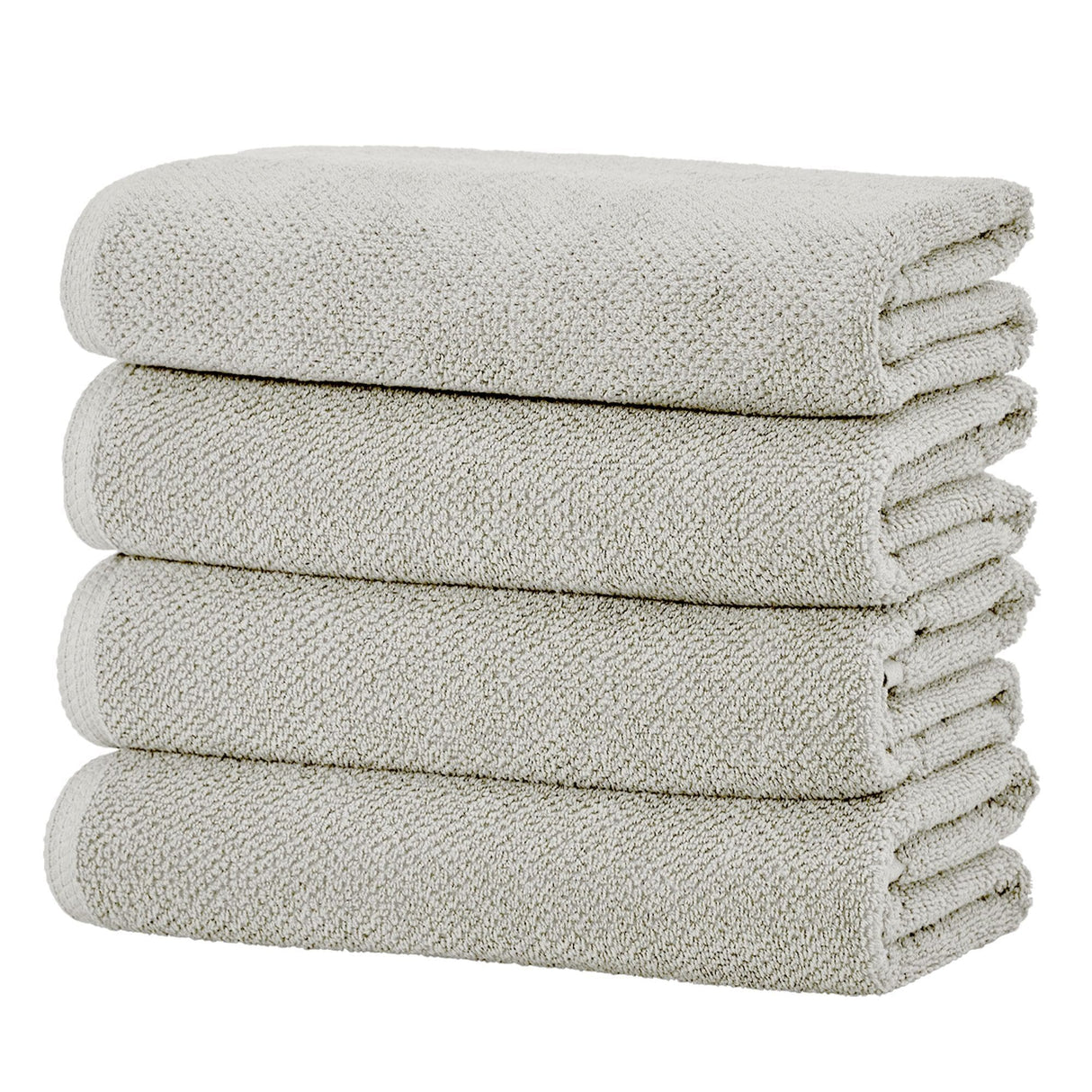 Cotton Textured Bath Towel Set – Acacia Collection-Bath Towels & Washcloths-Parc Decor