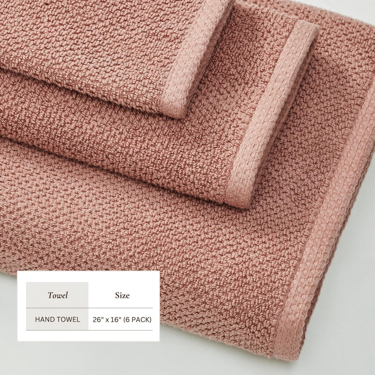 Cotton Textured Bath Towel Set – Acacia Collection-Bath Towels & Washcloths-Parc Decor