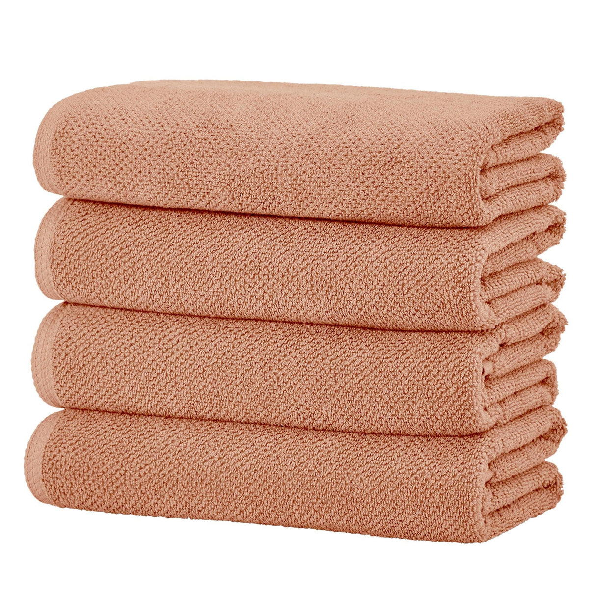 Cotton Textured Bath Towel Set – Acacia Collection-Bath Towels & Washcloths-Parc Decor