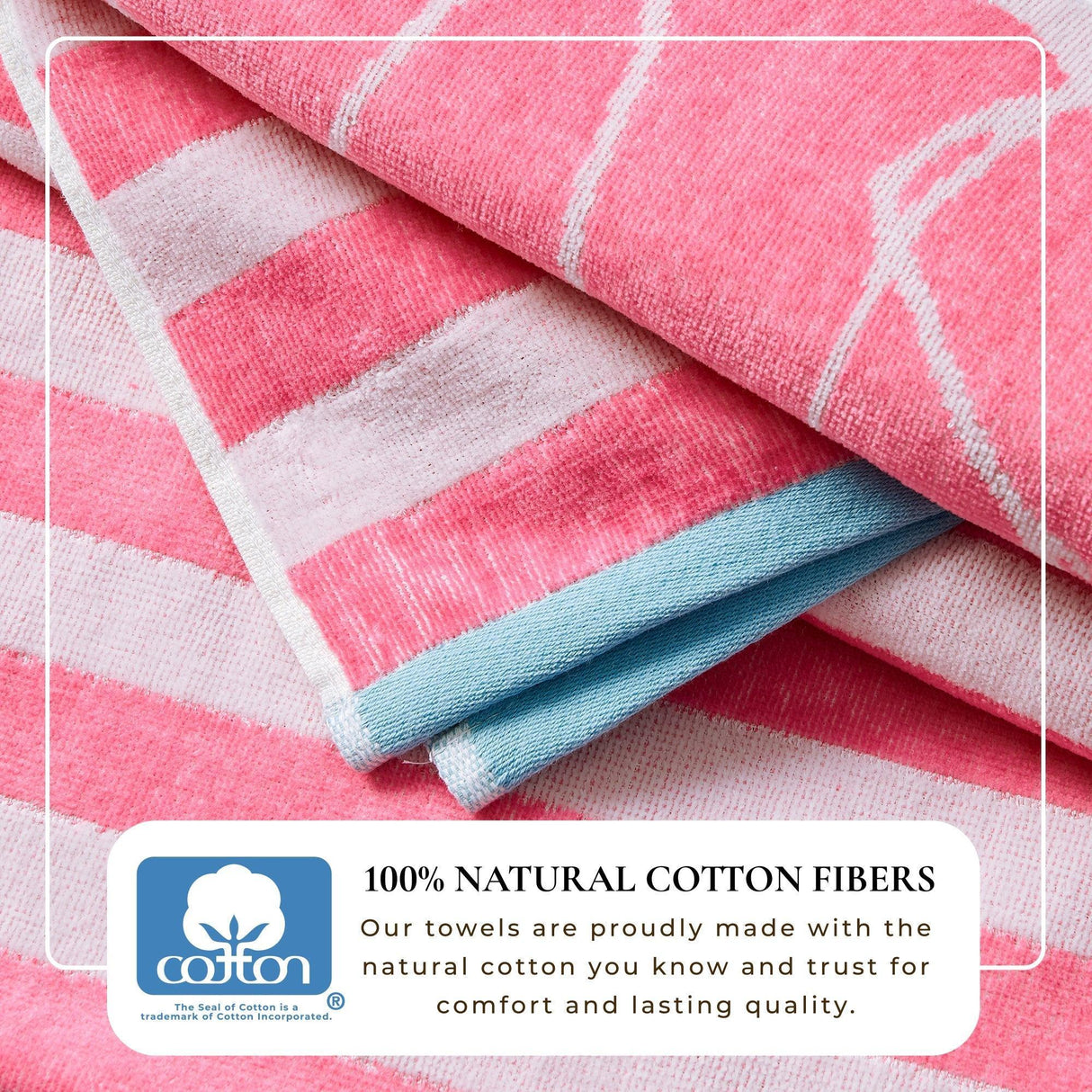Cotton Velour Beach Towel - Maui Collection