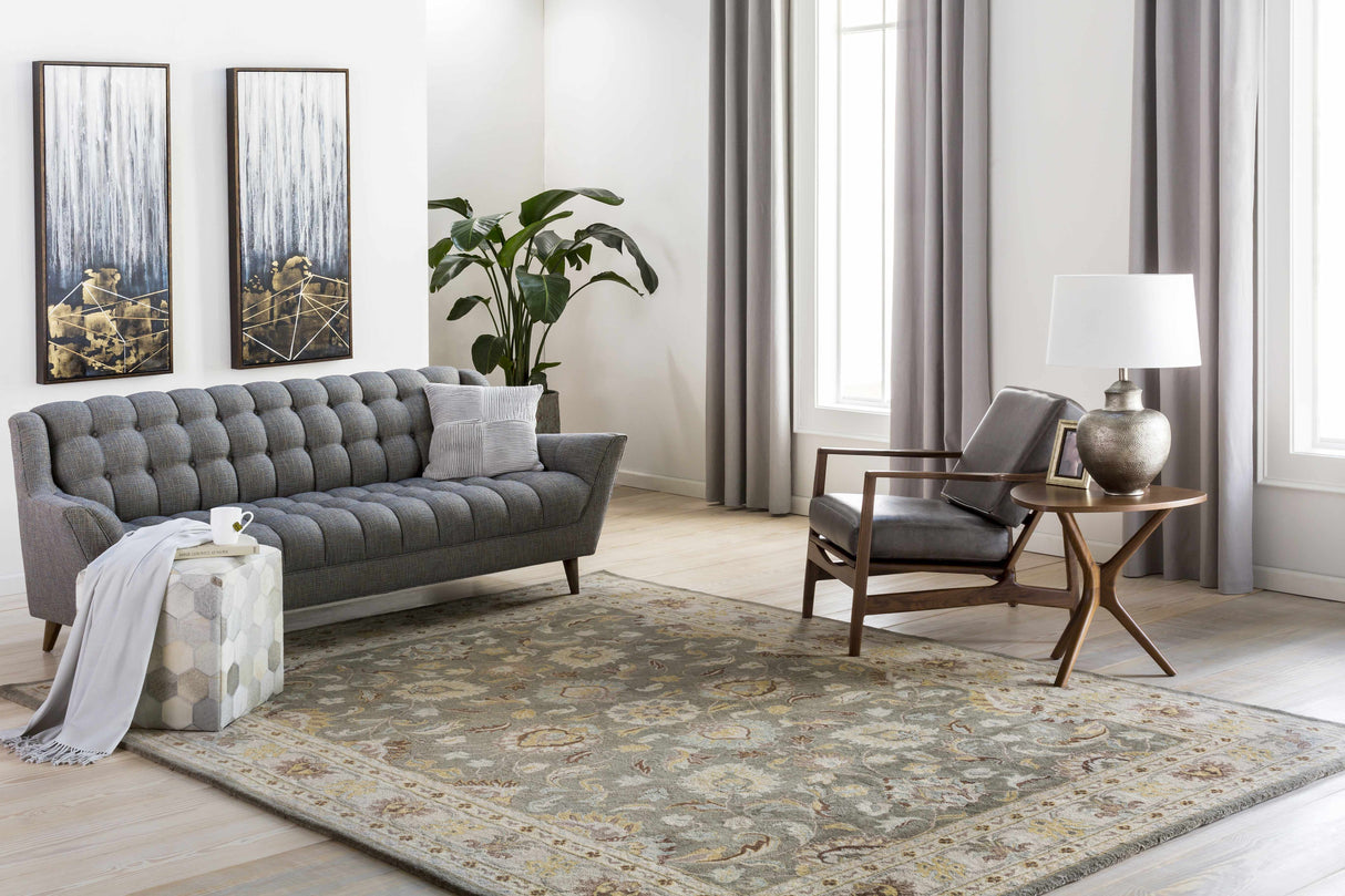 Darmstadt Abstract Gold and Blue Canvas Wall Art-Decor-Parc Decor