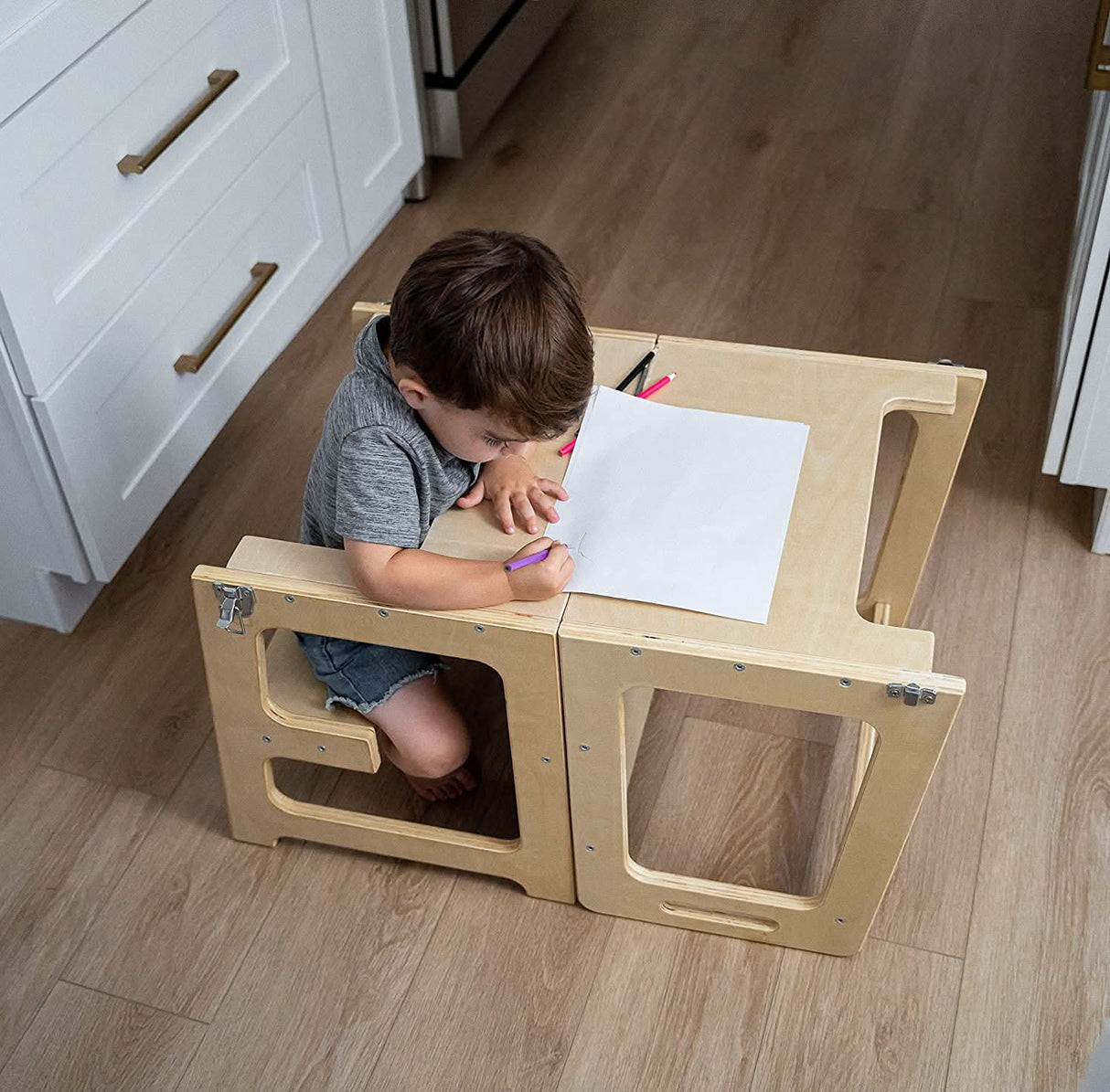 Date | 4-in-1 Kitchen Tower & Desk