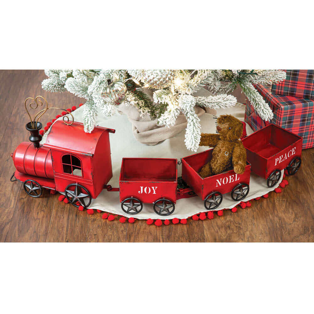 Decorative Christmas Train with Compartments-Home Decor-Parc Decor
