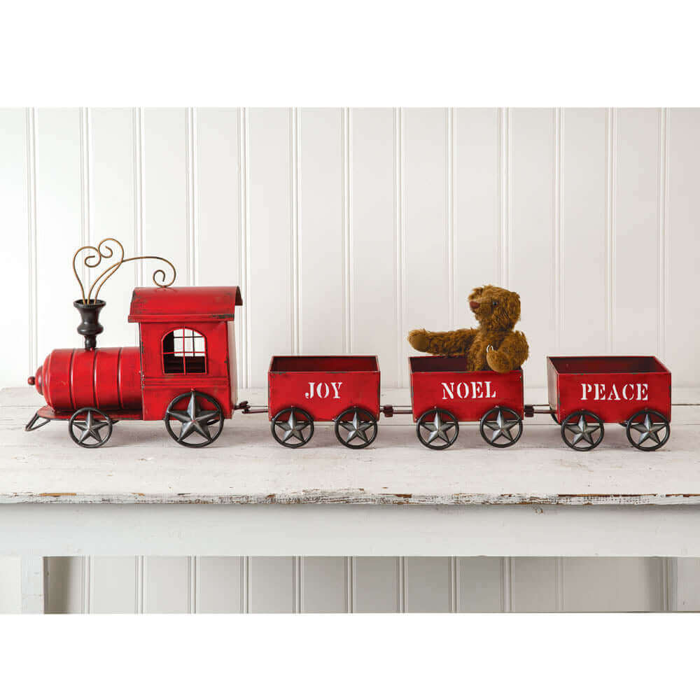 Decorative Christmas Train with Compartments-Home Decor-Parc Decor