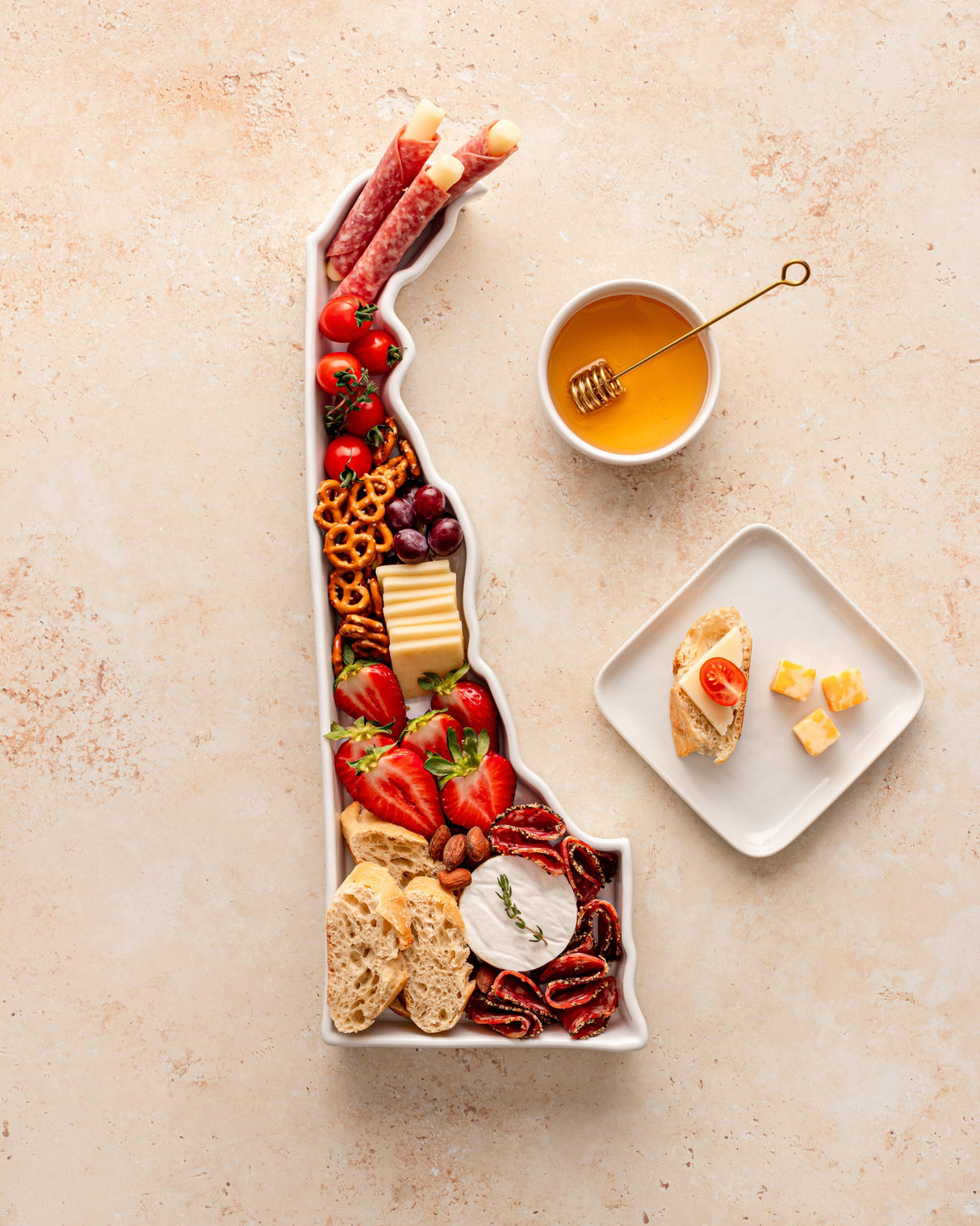 Delaware State Plate-Baking Dish-Parc Decor