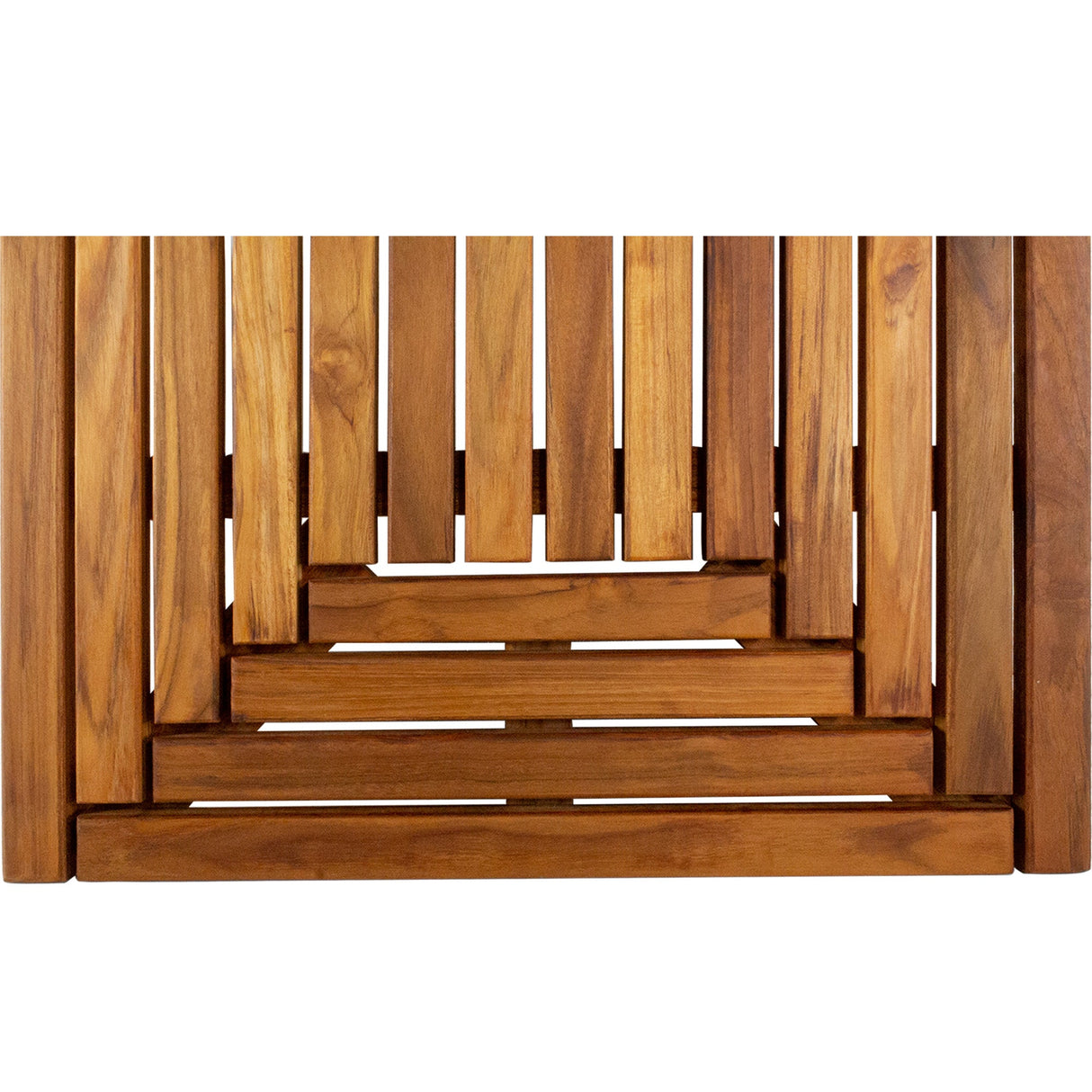 Denver Oiled Double Framed Teak Shower and Bath Mat-Bath Mat-Parc Decor