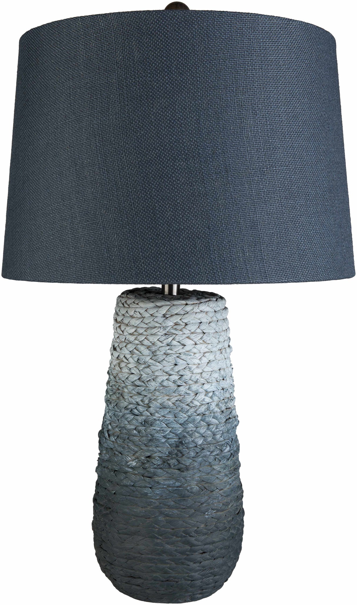 Dingras Pale Blue Jute Table Lamp-Lighting-Parc Decor