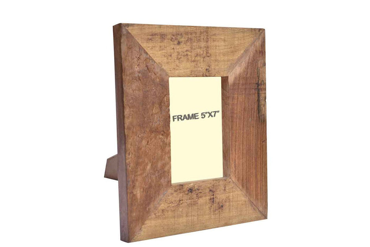 Distressed Wood Photo Frame 5x7-Picture Frames-Parc Decor