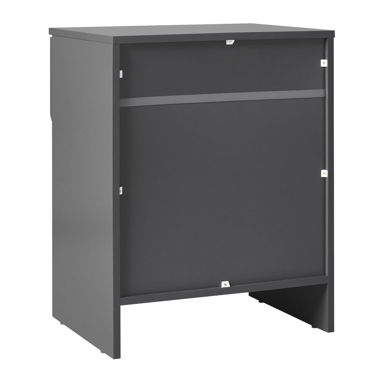 Domm Modern 1-Drawer Nightstand-Bedroom-Parc Decor