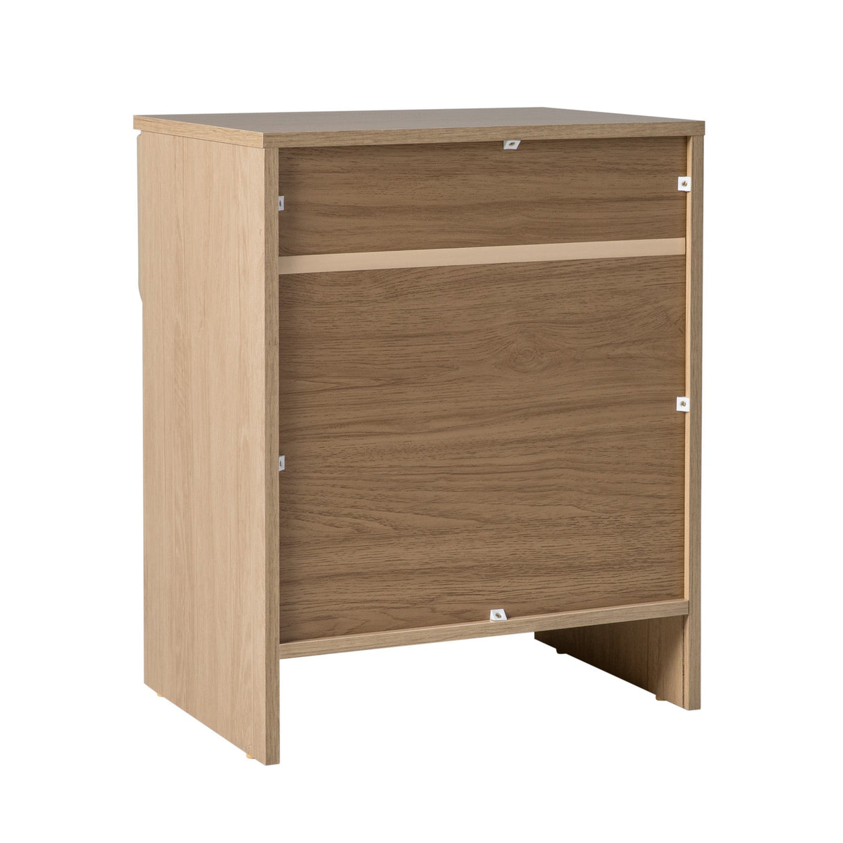 Domm Modern 1-Drawer Nightstand-Bedroom-Parc Decor