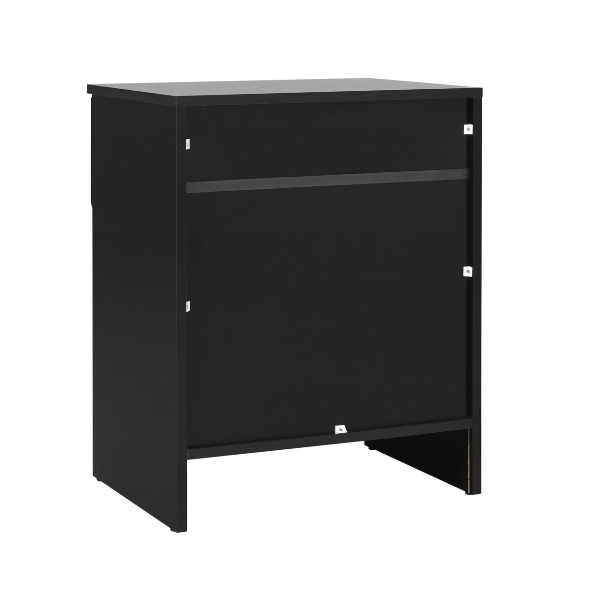 Domm Modern 1-Drawer Nightstand-Bedroom-Parc Decor