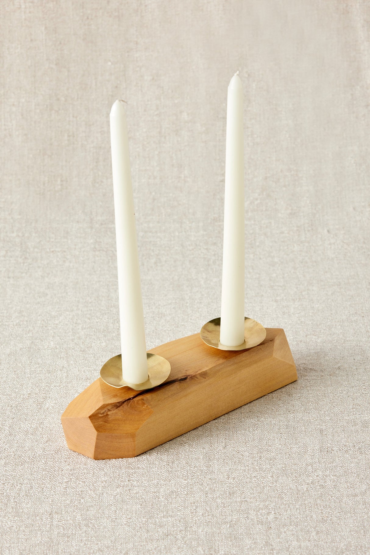 Double Wooden Incense and Candle Holder by Dor+Kie-Décor-Parc Decor