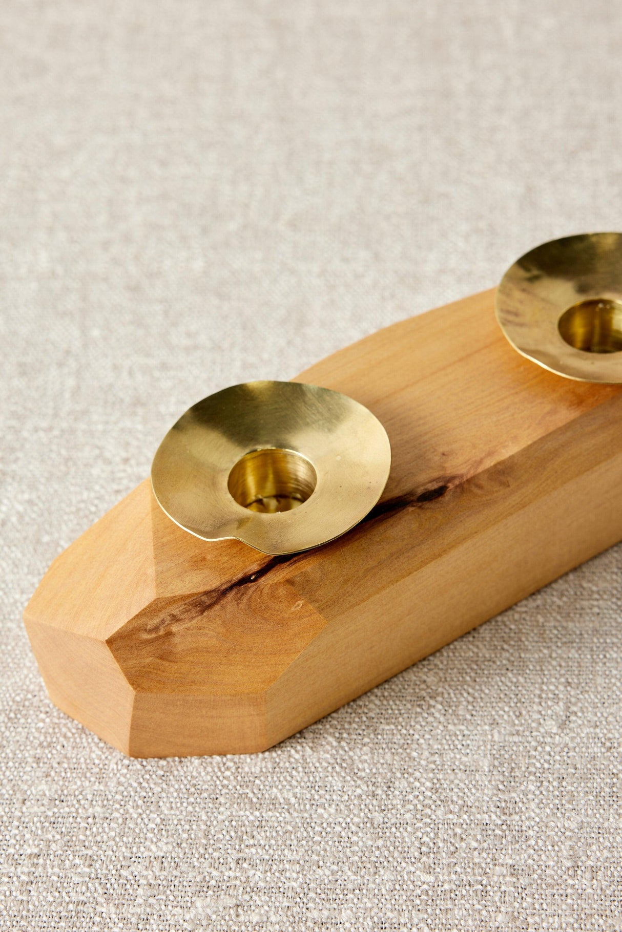 Double Wooden Incense and Candle Holder by Dor+Kie-Décor-Parc Decor