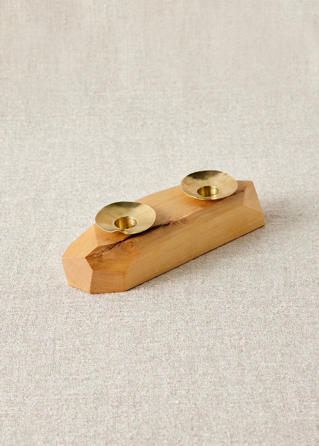 Double Wooden Incense and Candle Holder by Dor+Kie-Décor-Parc Decor