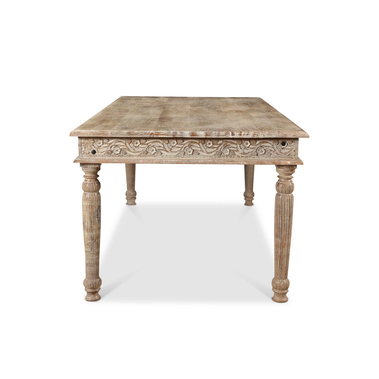 Driftwood Carved Dining Table-Dining Table-Parc Decor
