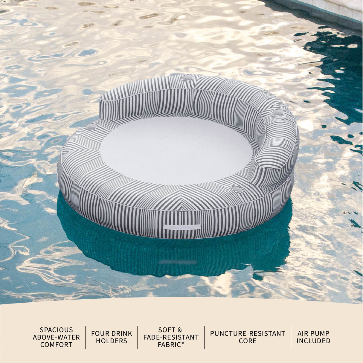Dryside™ Island Inflatable Pool Float