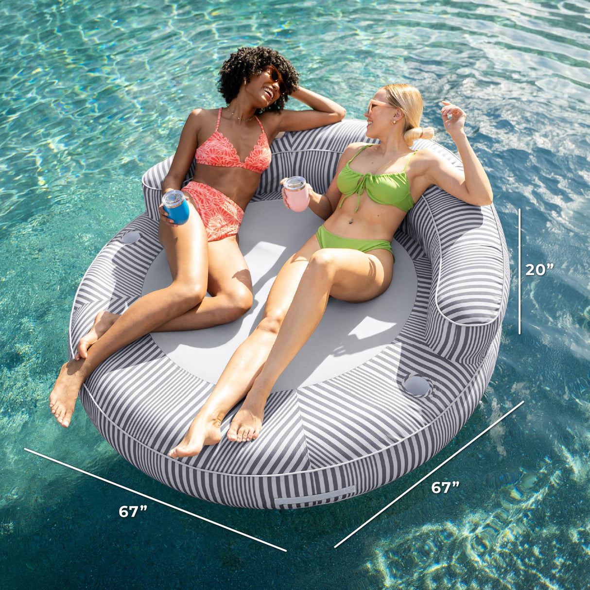 Dryside™ Island Inflatable Pool Float