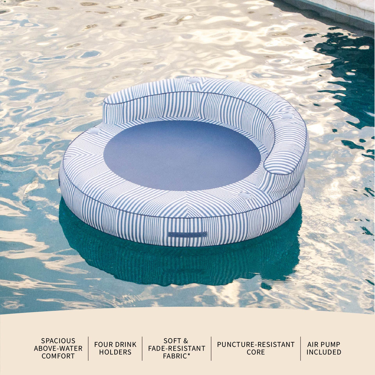 Dryside™ Island Inflatable Pool Float