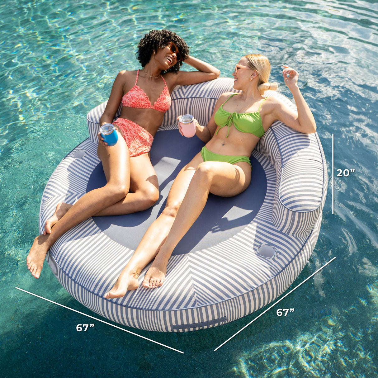 Dryside™ Island Inflatable Pool Float