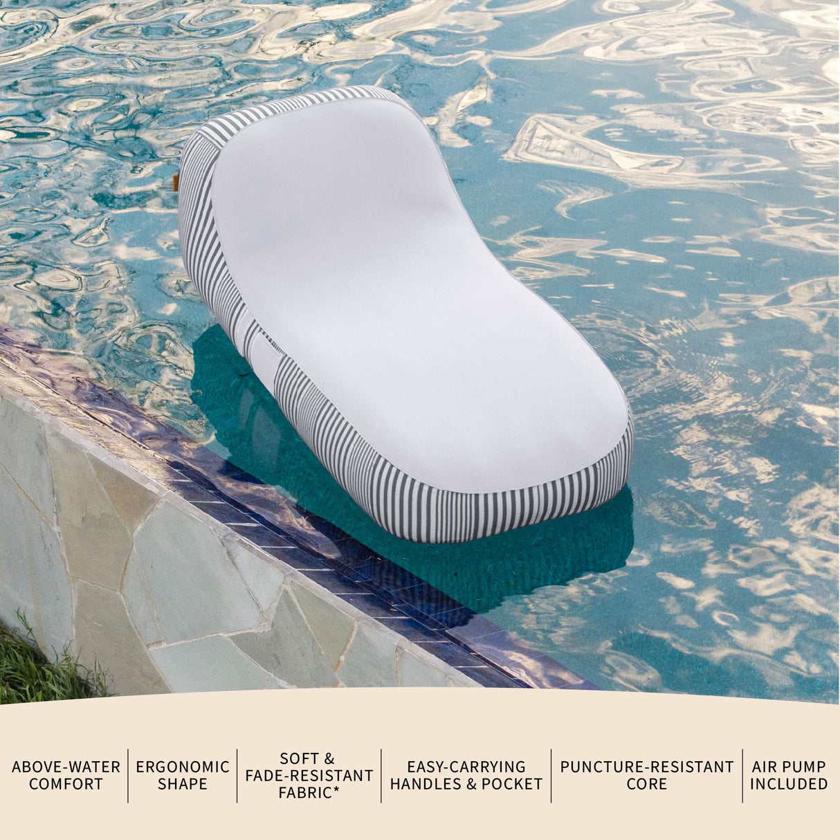 Dryside™ Lounger Inflatable Pool Float