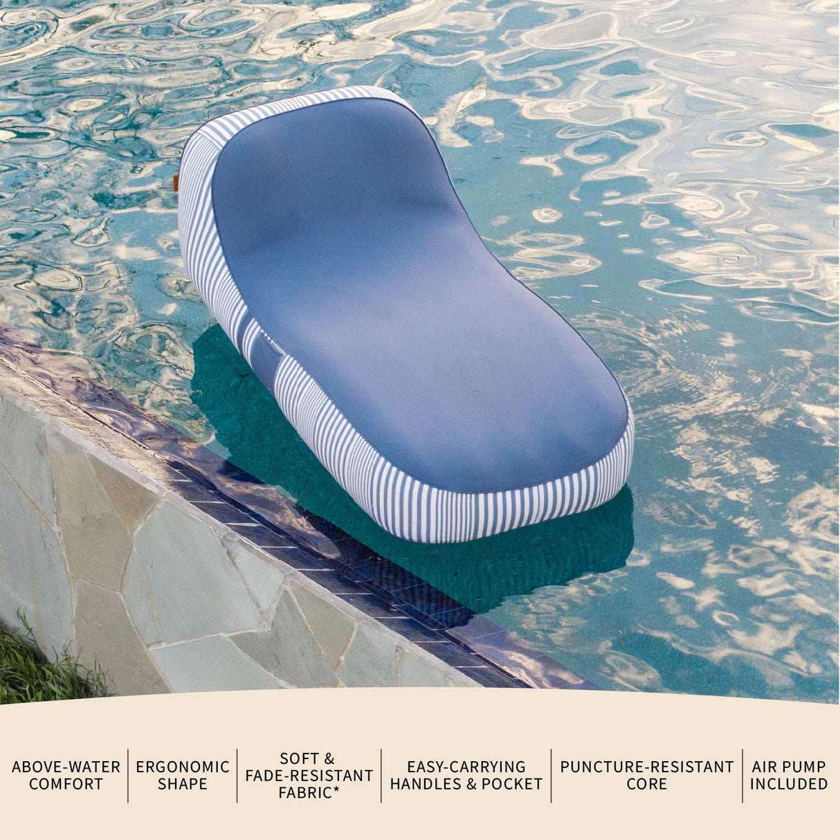 Dryside™ Lounger Inflatable Pool Float