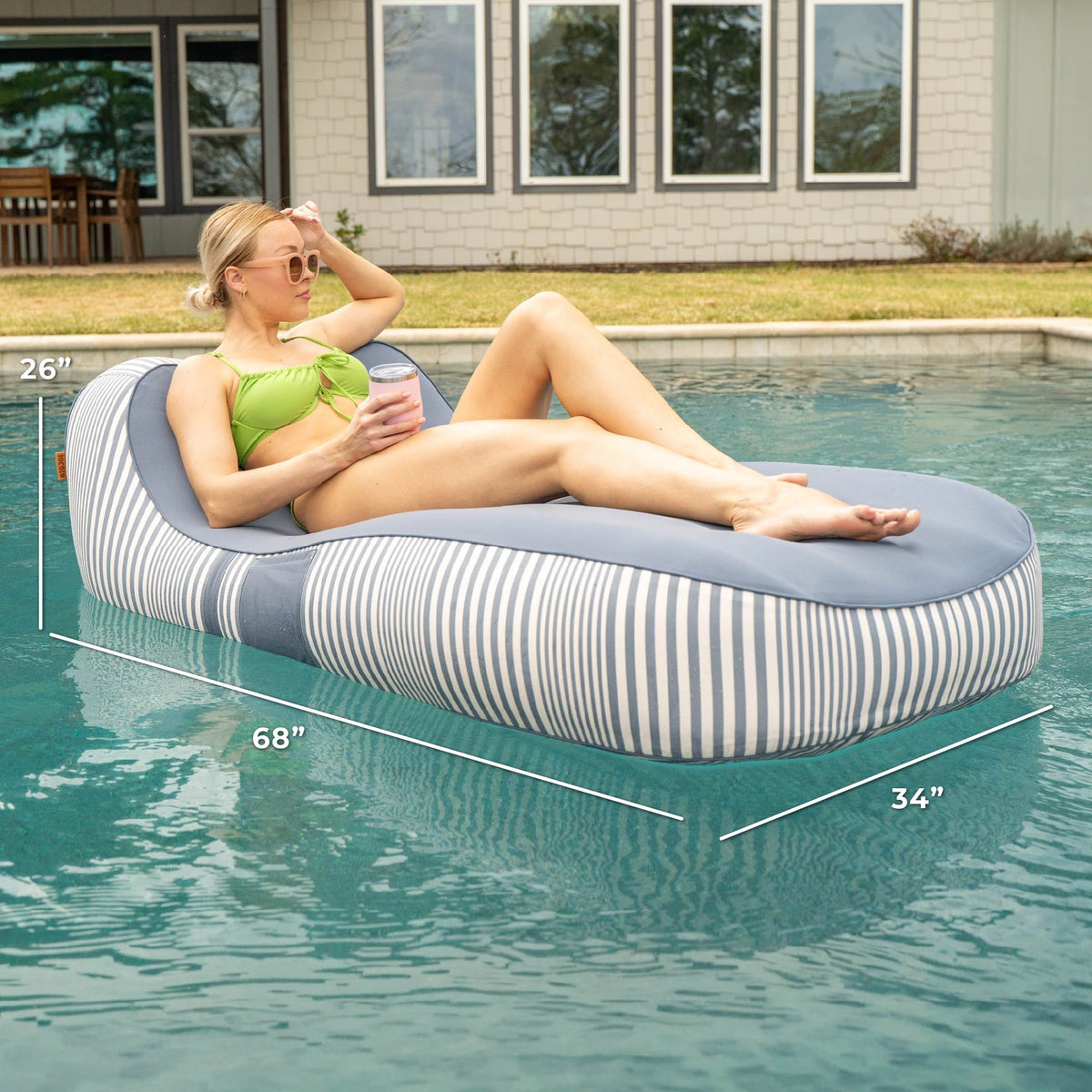 Dryside® Lounger Inflatable Pool Float