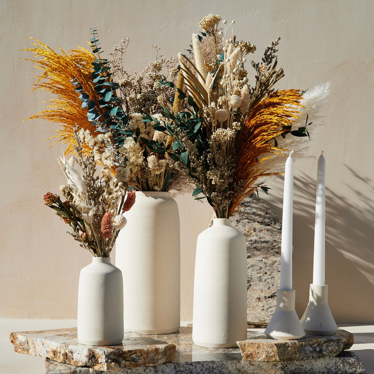Dune Dried Bouquet-Dried Bouquet-Parc Decor