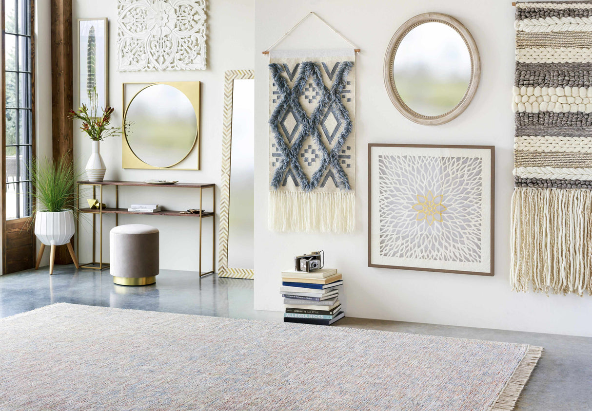 Dunguan White Ribbed Wood Planter-Decor-Parc Decor