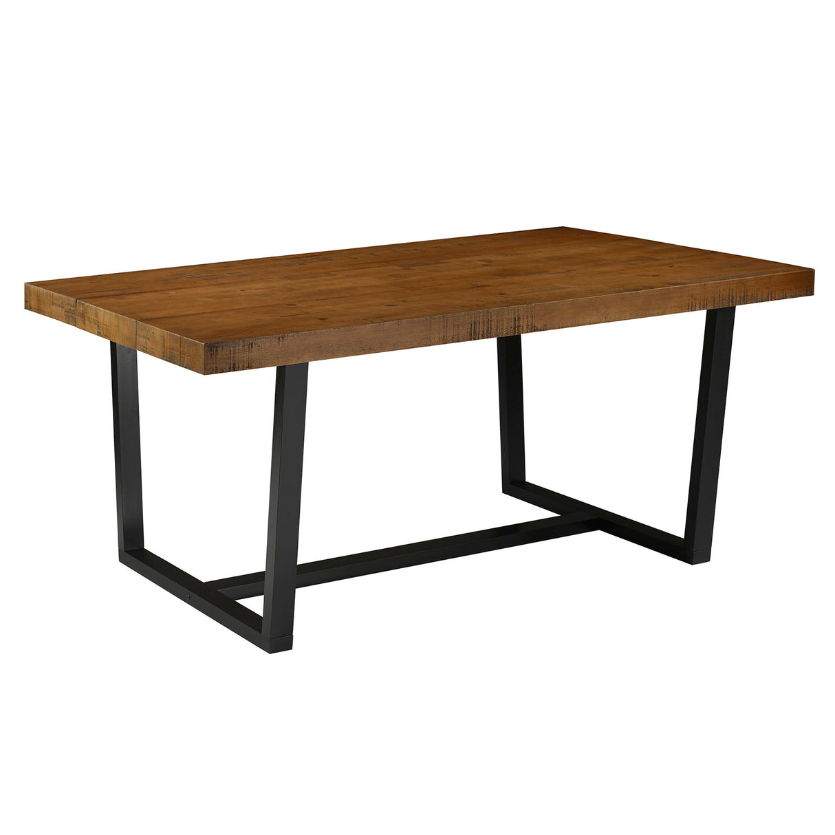 Durango Distressed Wood Dining Table-Dining / Kitchen-Parc Decor