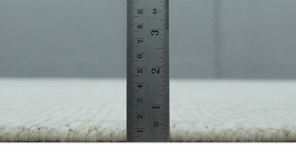 Earthy Neutral Custom Made Hand Tufted Multi Size Woolen Modern Ivory and Beige Area Rug-Area Rug-Parc Decor