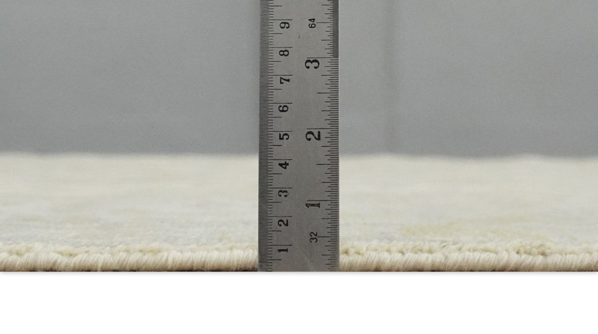 Earthy Neutral Traditional Beige and Silver Antique Style Hand knotted Wool Area Rug, Kids, Living Room and Bedroom Rug-Area Rug-Parc Decor