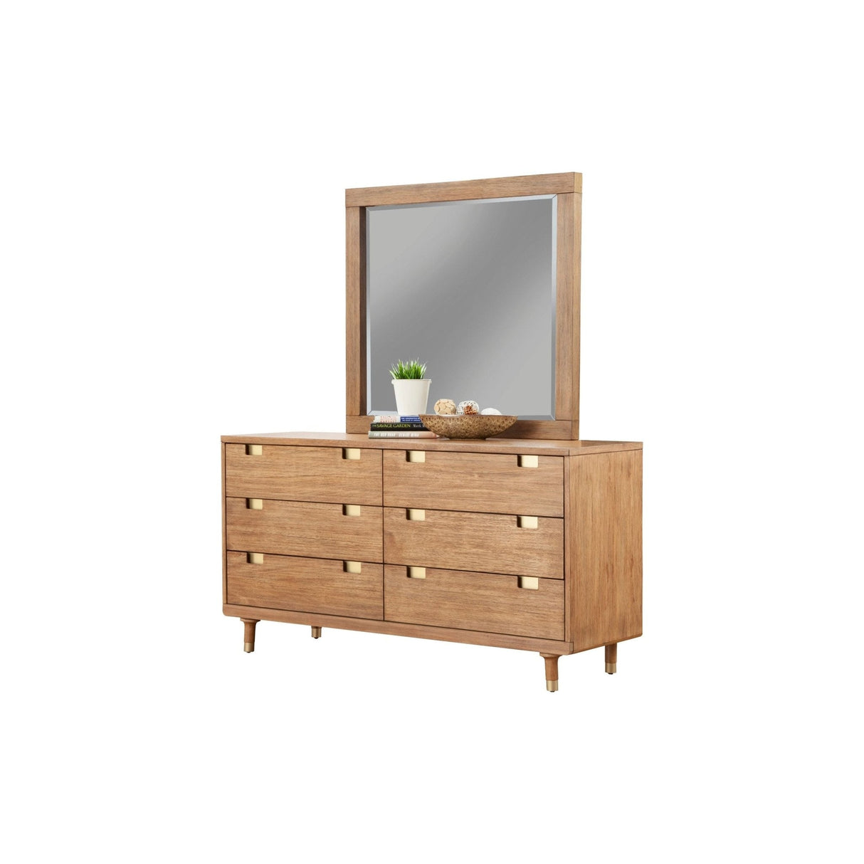 Easton Dresser & Mirror-Dresser & Mirror-Parc Decor