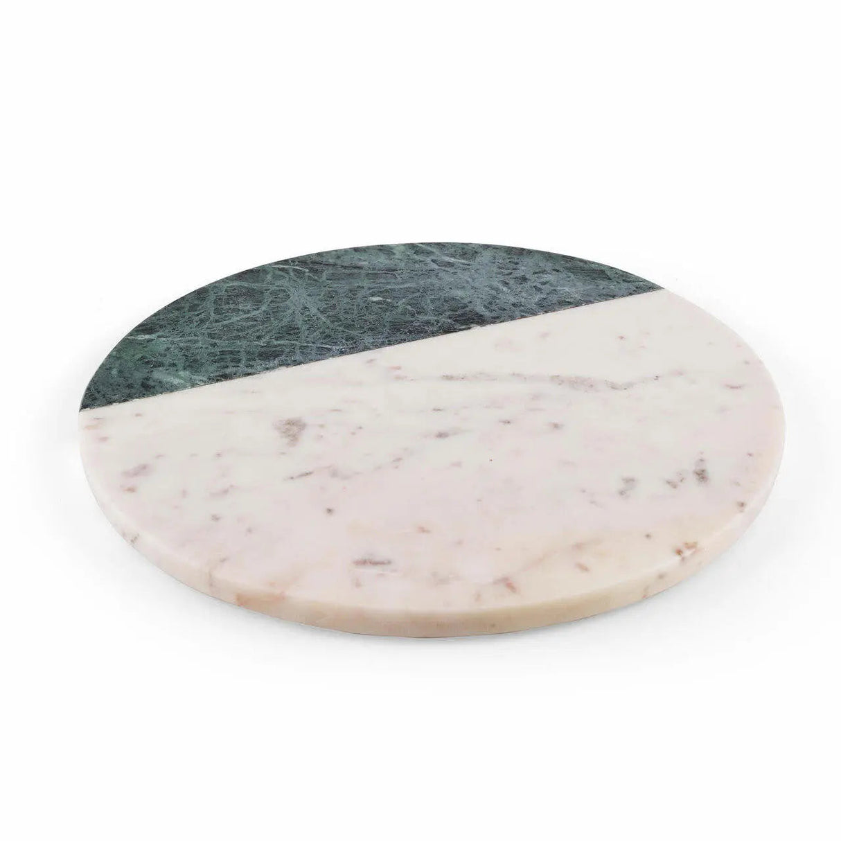 Eclipse Round Marble Cheese Board-marble cutting board / platter-Parc Decor