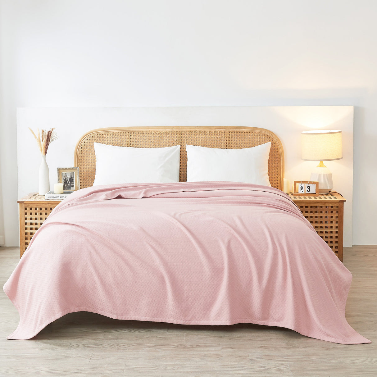 Egyptian Cotton Diamond Blanket-Blanket-Parc Decor