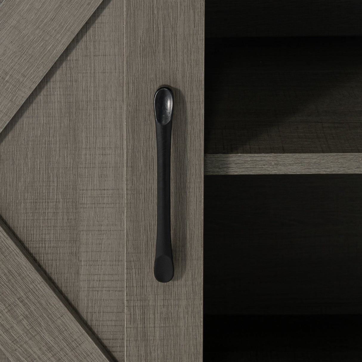 Eira Farmhouse 56-inch TV Stand with Storage Cabinet and Cable Holes, Entertainment Center Console for Living Room, Bedroom-电视柜-Parc Decor